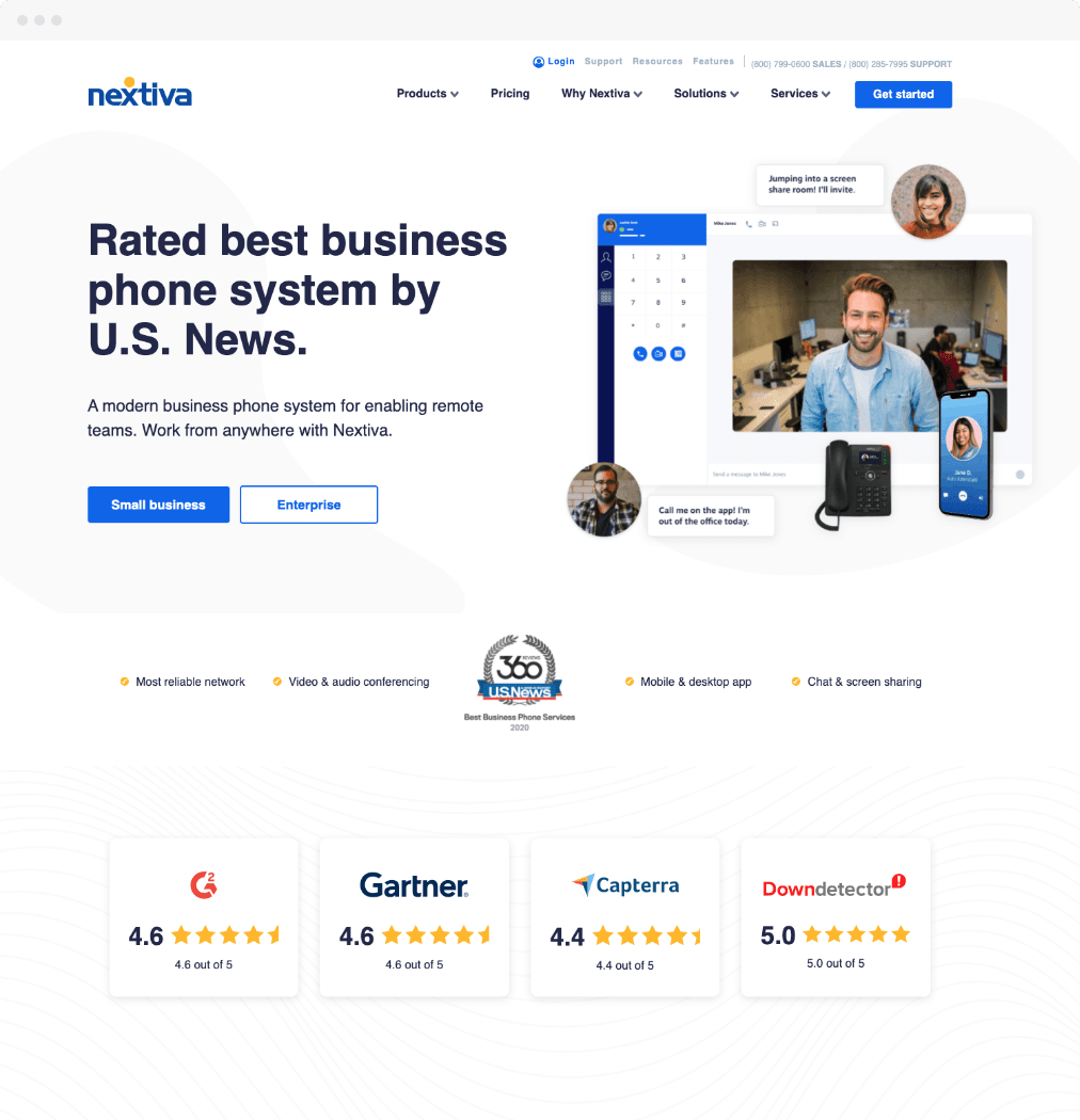 Nextiva.com - Favorite Revamp