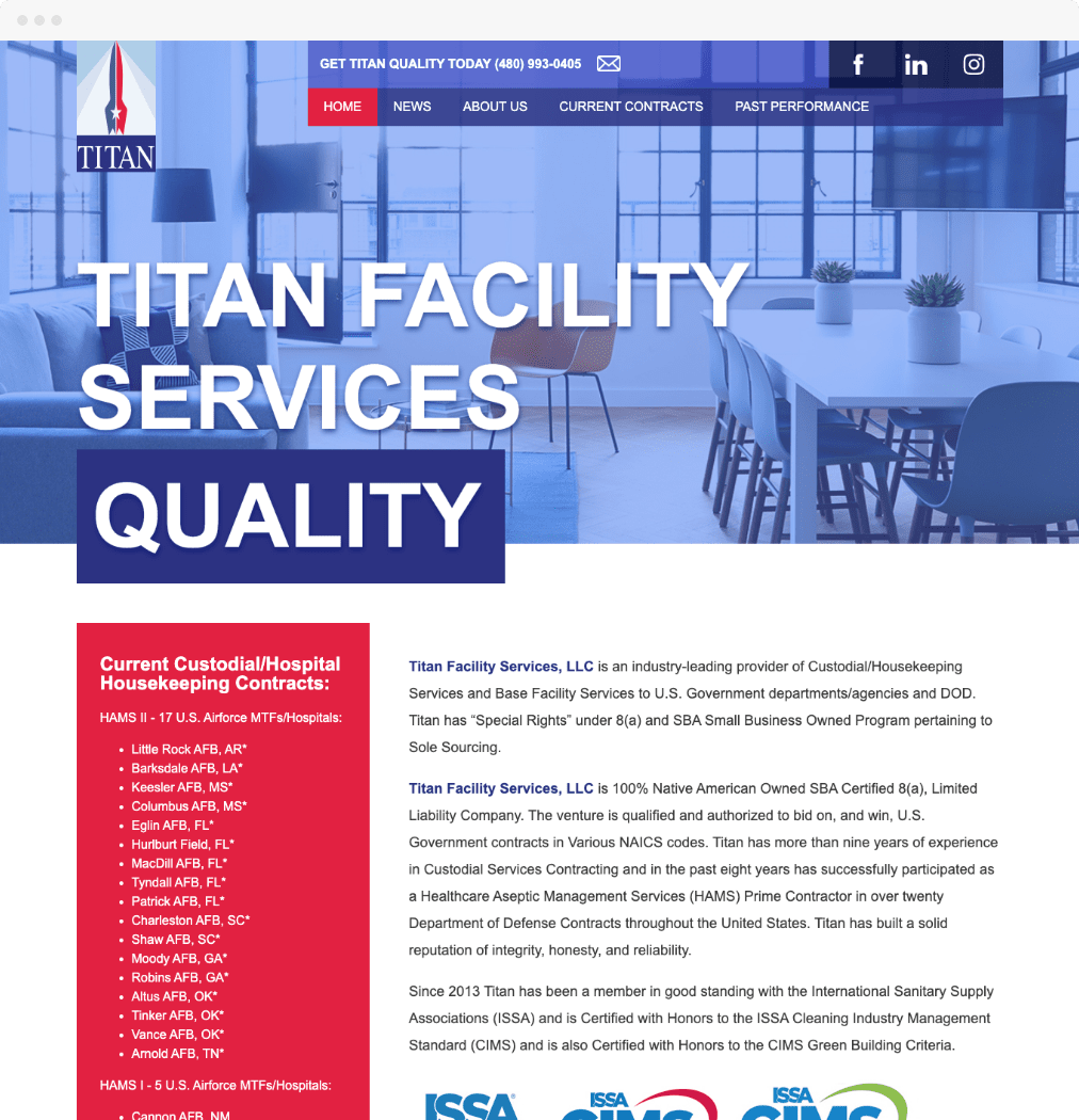 TitanFS.org Web Design & Development